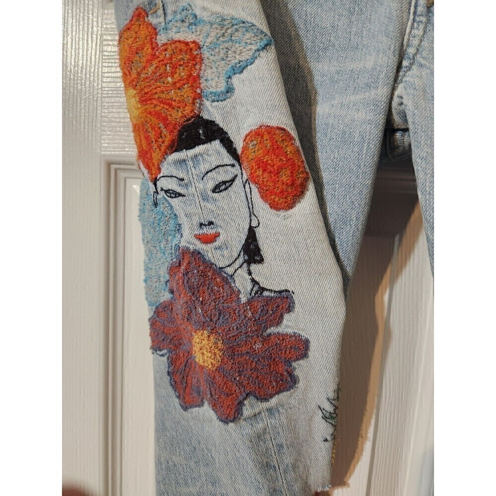 Citizens Of Humanity Liya Rock On Tropical Premium Vintage Sz 28, alterations - Picture 6 of 16